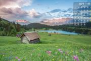 阿尔卑斯山风景高清2023年11月日历桌面壁纸